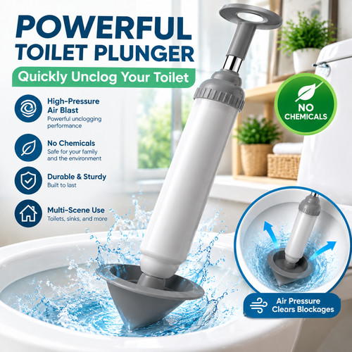 Powerful toilet plunger - powerful, sink