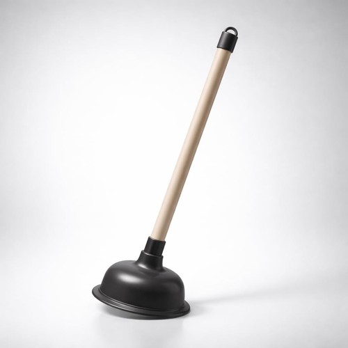 Large toilet sink plunger - large,