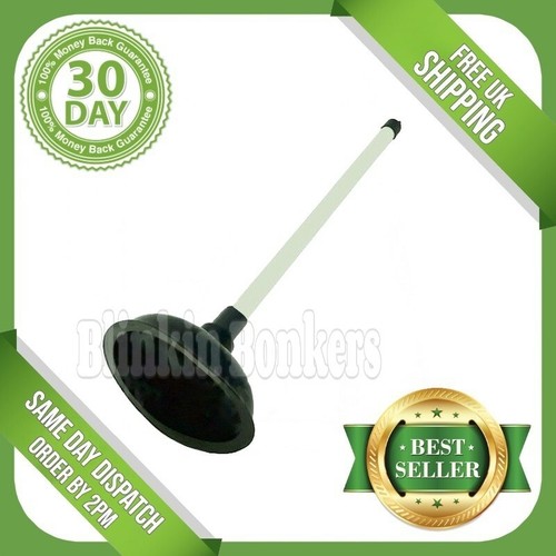 Sink plunger large bath - w,
