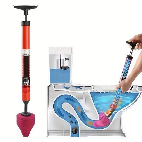 Toilet plunger drain - toilet, clog