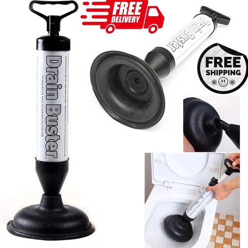 Toilet plunger drain - plunger, buster