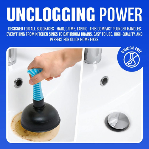 New compact plunger with - with, grip