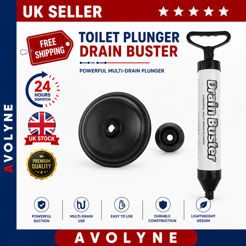 Toilet plunger drain - toilet, buster