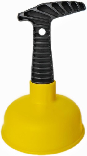 Mini sink plunger short - plunger, w/