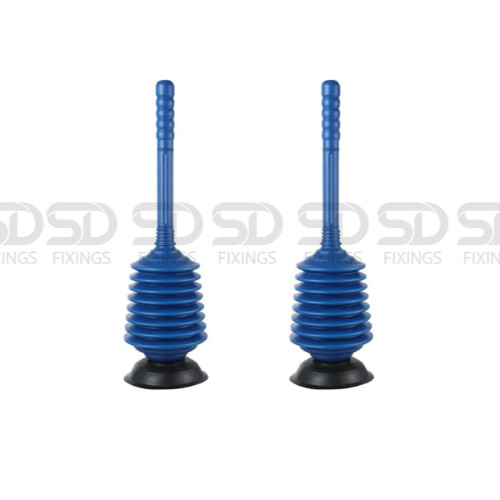 Blue sink toilet plunger - blue,