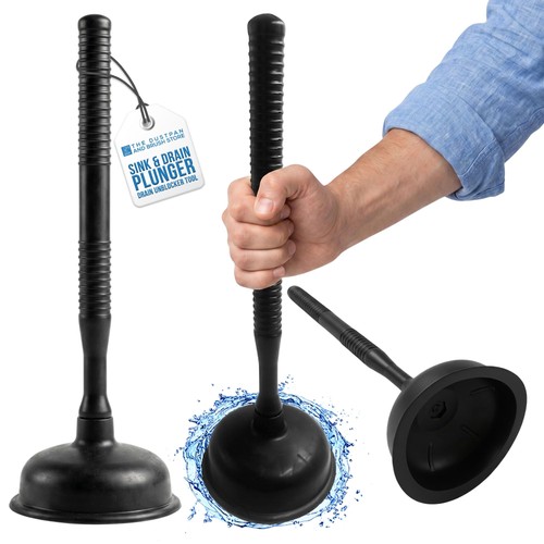 Sink drain plunger - &,