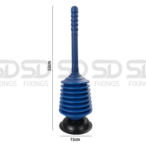 Blue sink toilet plunger - blue, sink/toilet