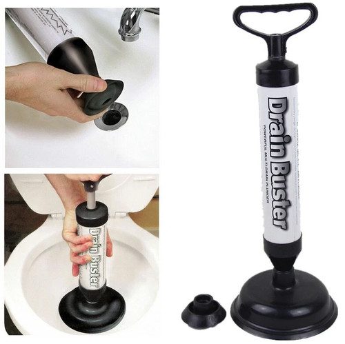 Toilet plunger drain - drain, buster