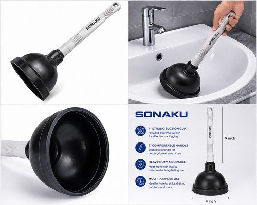 Heavy duty toilet plunger - heavy,