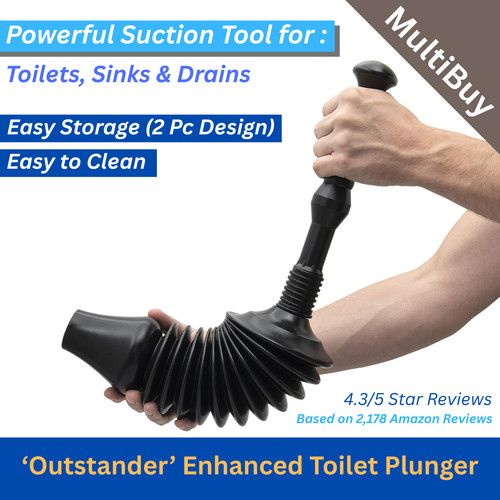 Heavy duty toilet plunger - duty,