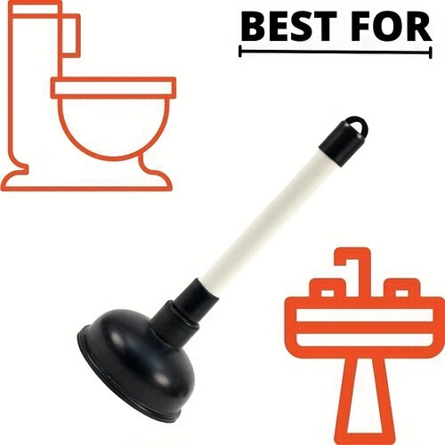 Heavy duty toilet plunger - toilet,
