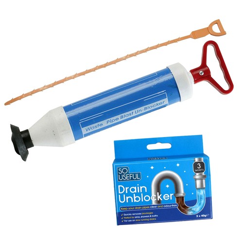 Sink plunger drain unblocker - drain,