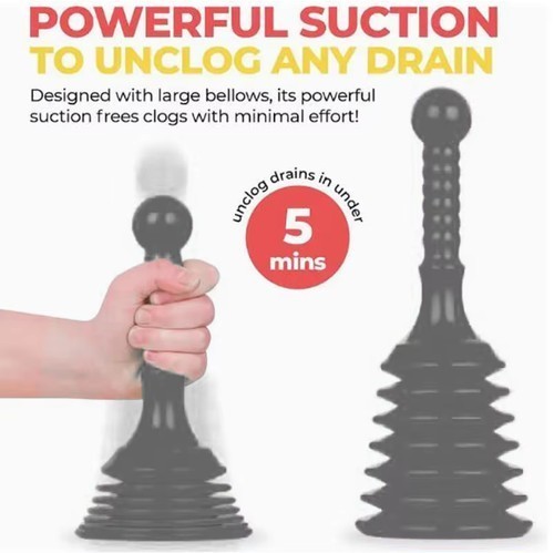 Heavy duty sink plunger - duty,