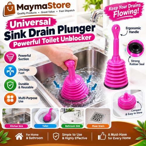 Universal sink drain - universal, plunger