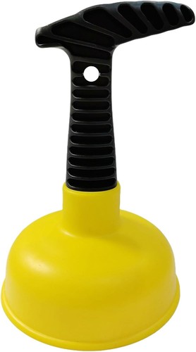 Mini sink drain plunger with - &,