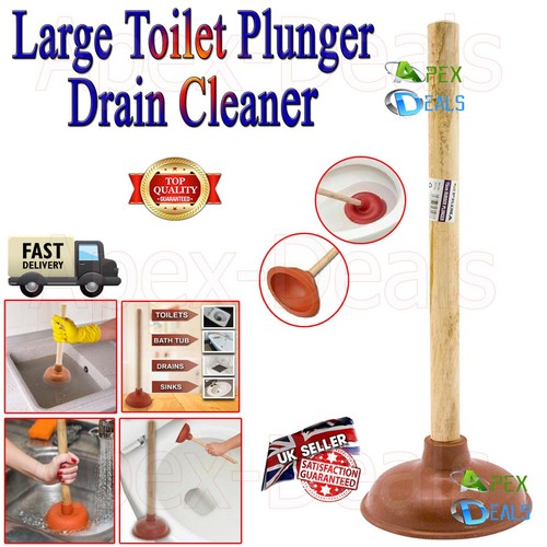 Toilet and sink plunger - and,